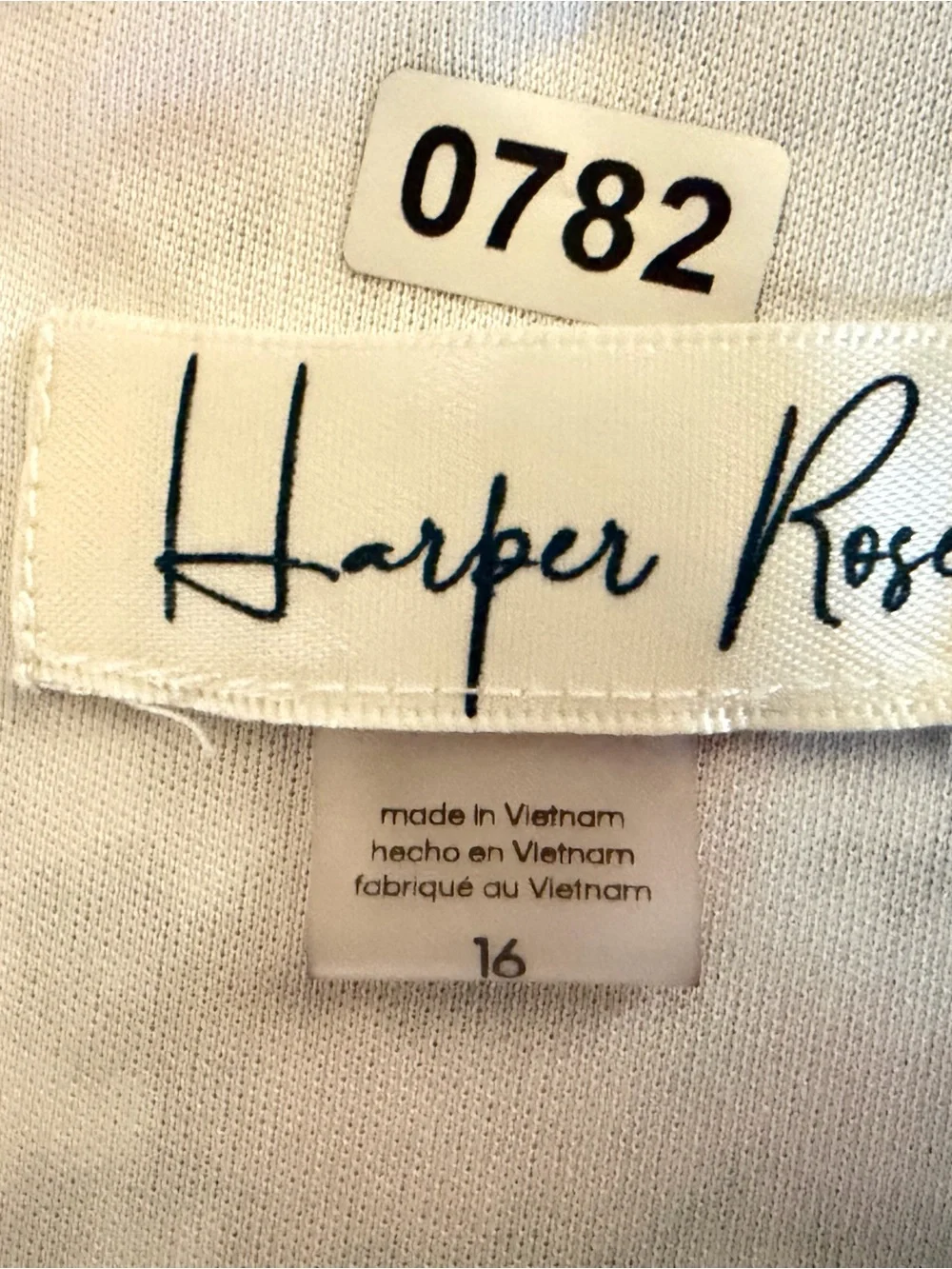 Harper Rose Size 16 Multicolor Floral Sleeveless Fit & Flare Dress